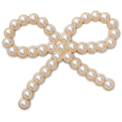 Crocs - Pearl Bow Jibbitz™ charms