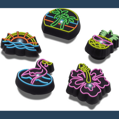 Crocs - Lights Up Neon 5 Pack Jibbitz™ charms