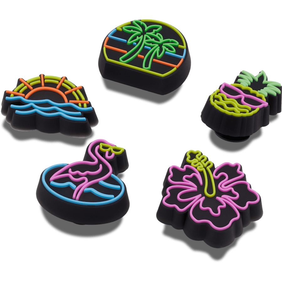 Crocs - Lights Up Neon 5 Pack Jibbitz™ charms