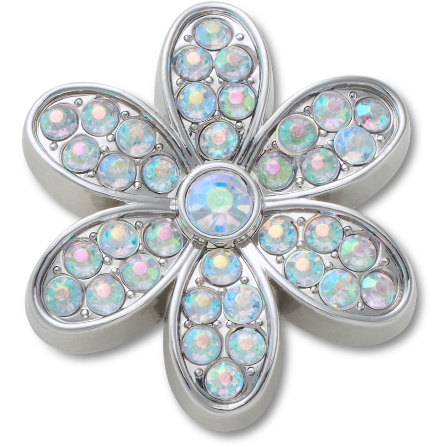 Crocs - Silver Mnchrm Daisy 1 Jibbitz™ charms