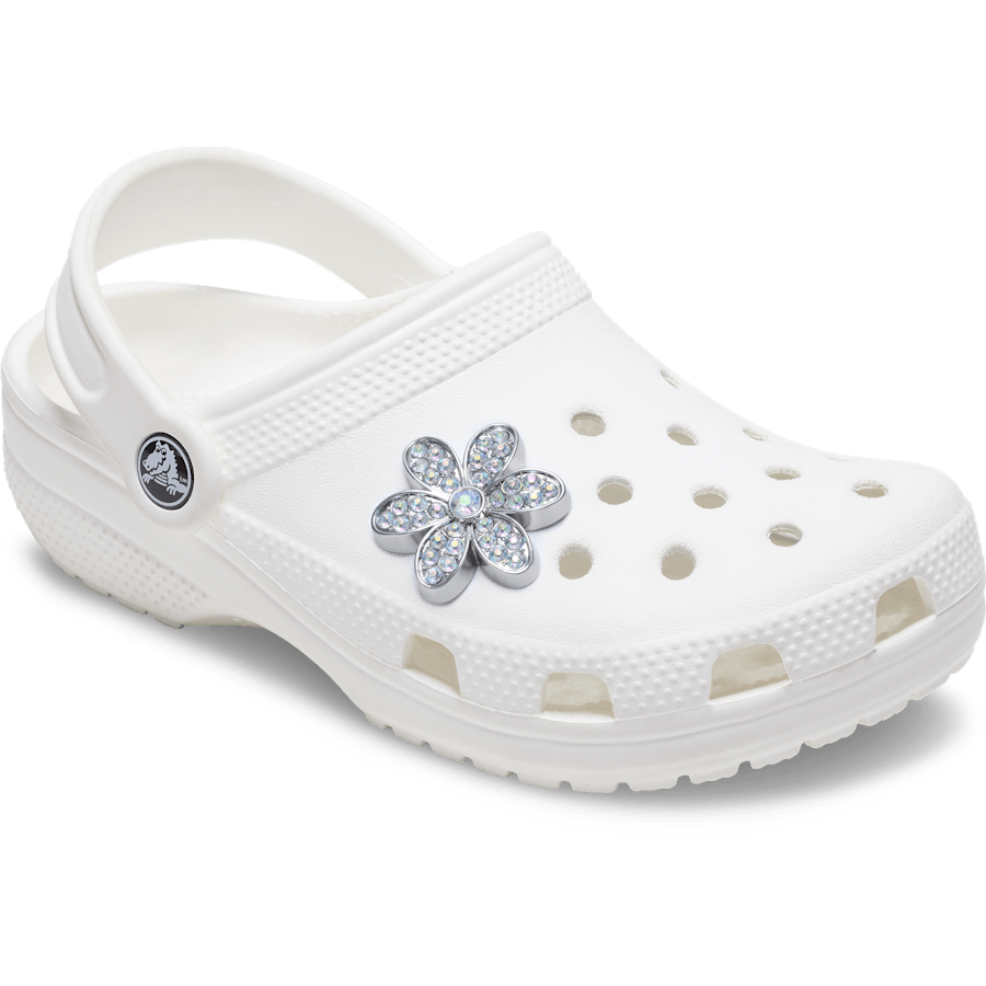 Crocs - Silver Mnchrm Daisy 1 Jibbitz™ charms