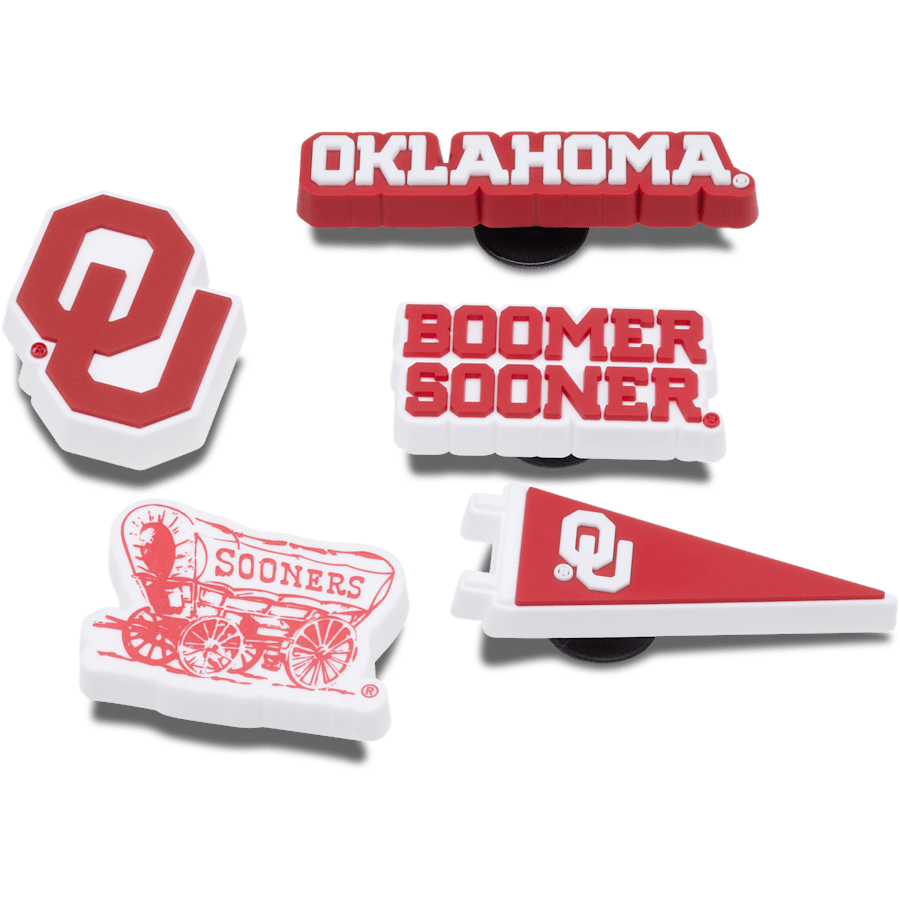 Crocs - Univ of Oklahoma 5 Pack Jibbitz™ charms