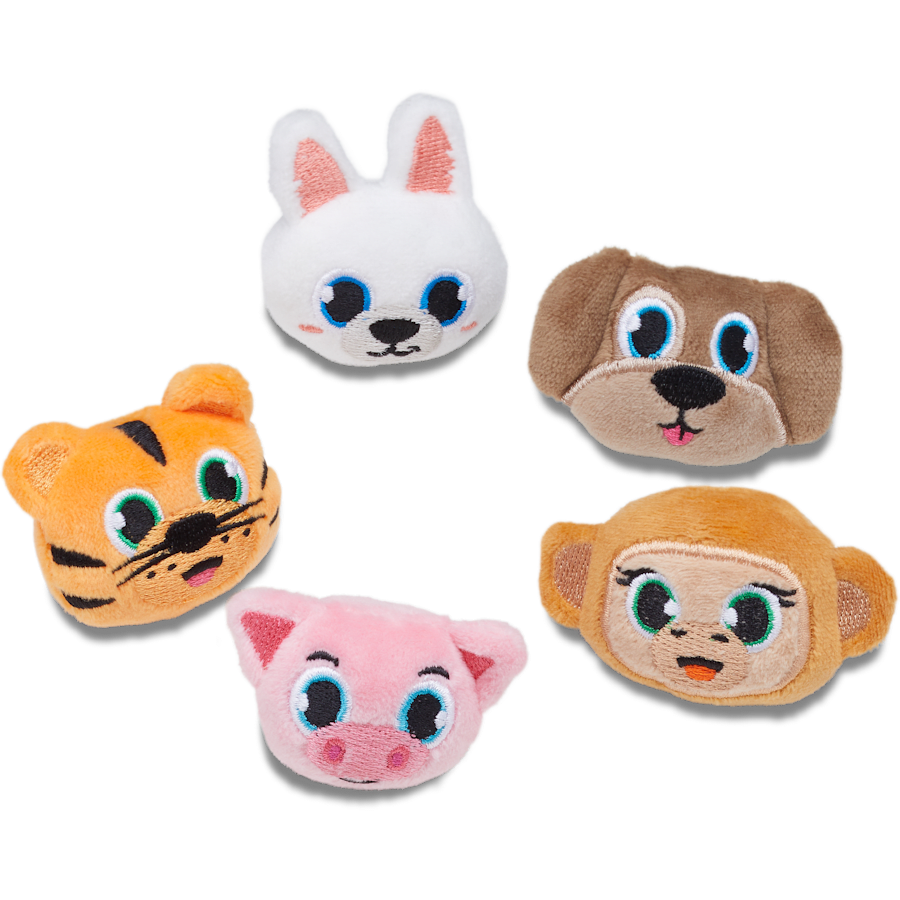 Crocs - Fuzzy Animal 5 Pack Jibbitz™ charms