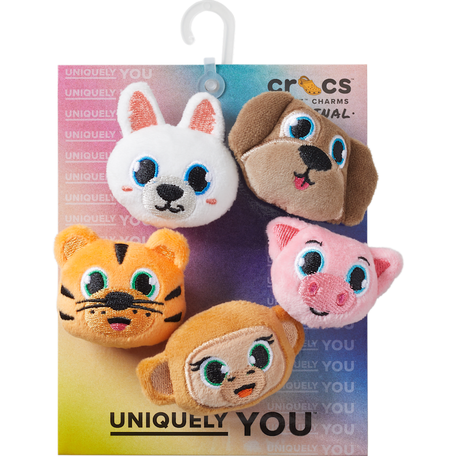 Crocs - Fuzzy Animal 5 Pack Jibbitz™ charms