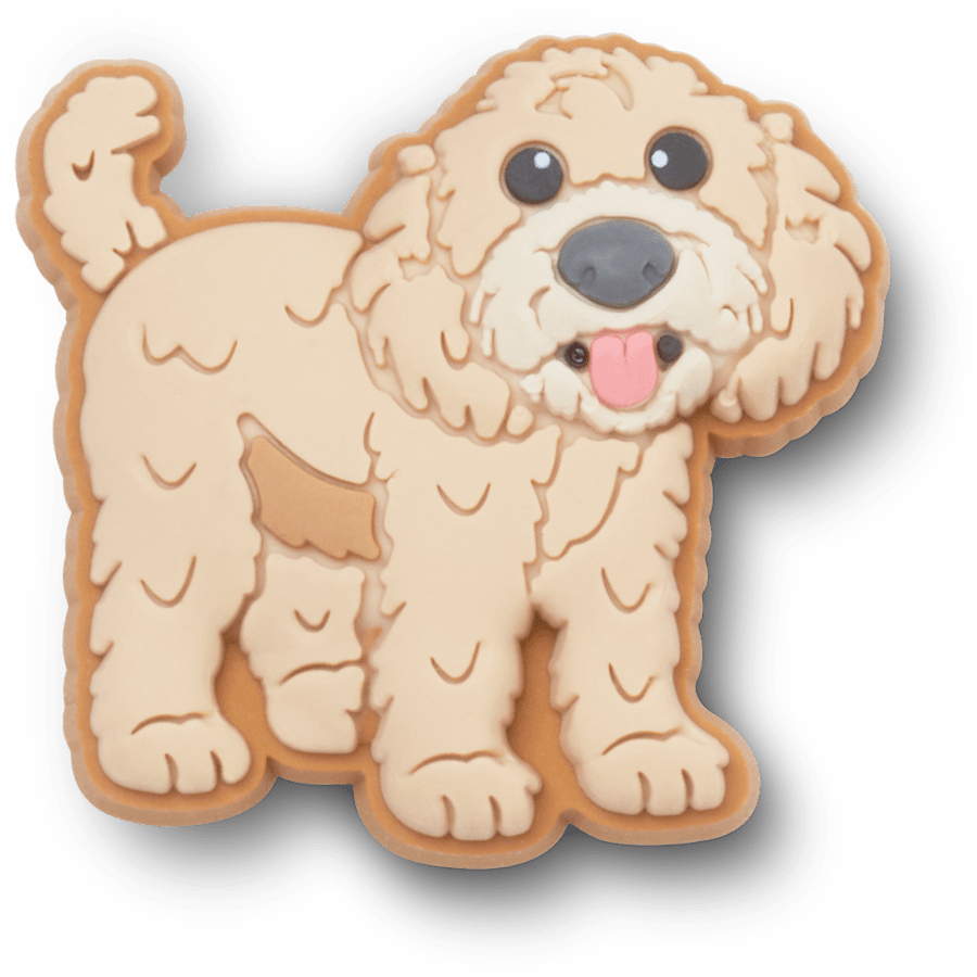 Crocs - b'Golden Doodle Puppy Jibbitz Shoe Charm'