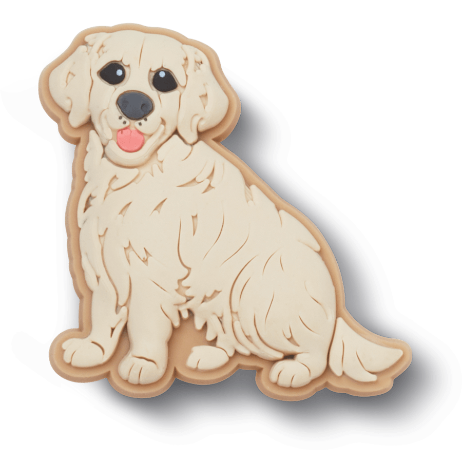 Crocs - b'Golden Retriever Puppy Jibbitz Shoe Charm'