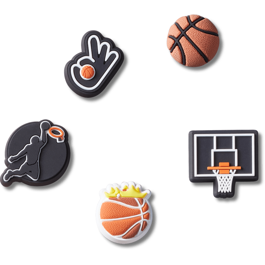 Crocs - Basketball Team 5 Pack Jibbitz™ charms