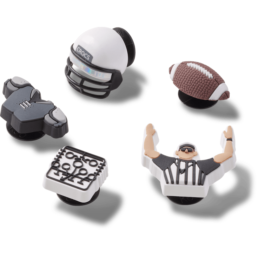 Crocs - Football Team 5 Pack Jibbitz™ charms
