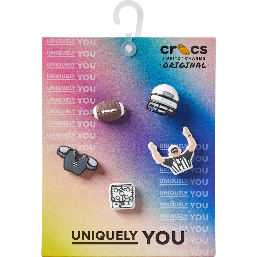 Crocs - Football Team 5 Pack Jibbitz™ charms