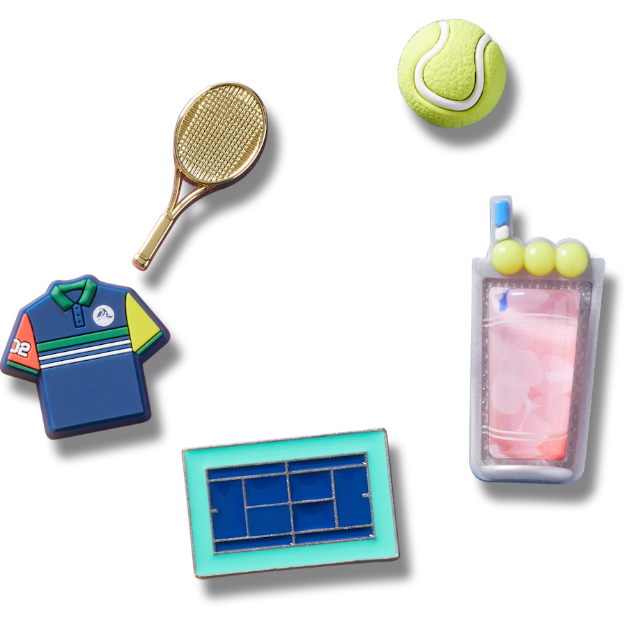 Crocs - Day at The Tennis Court 5 Pack Jibbitz™ charms
