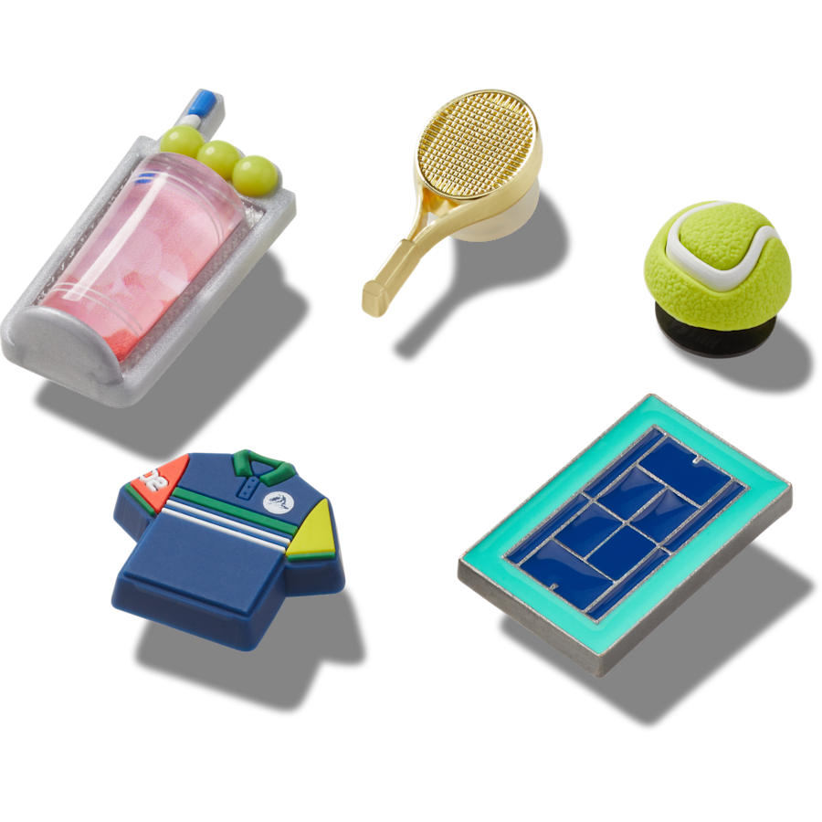 Crocs - Day at The Tennis Court 5 Pack Jibbitz™ charms