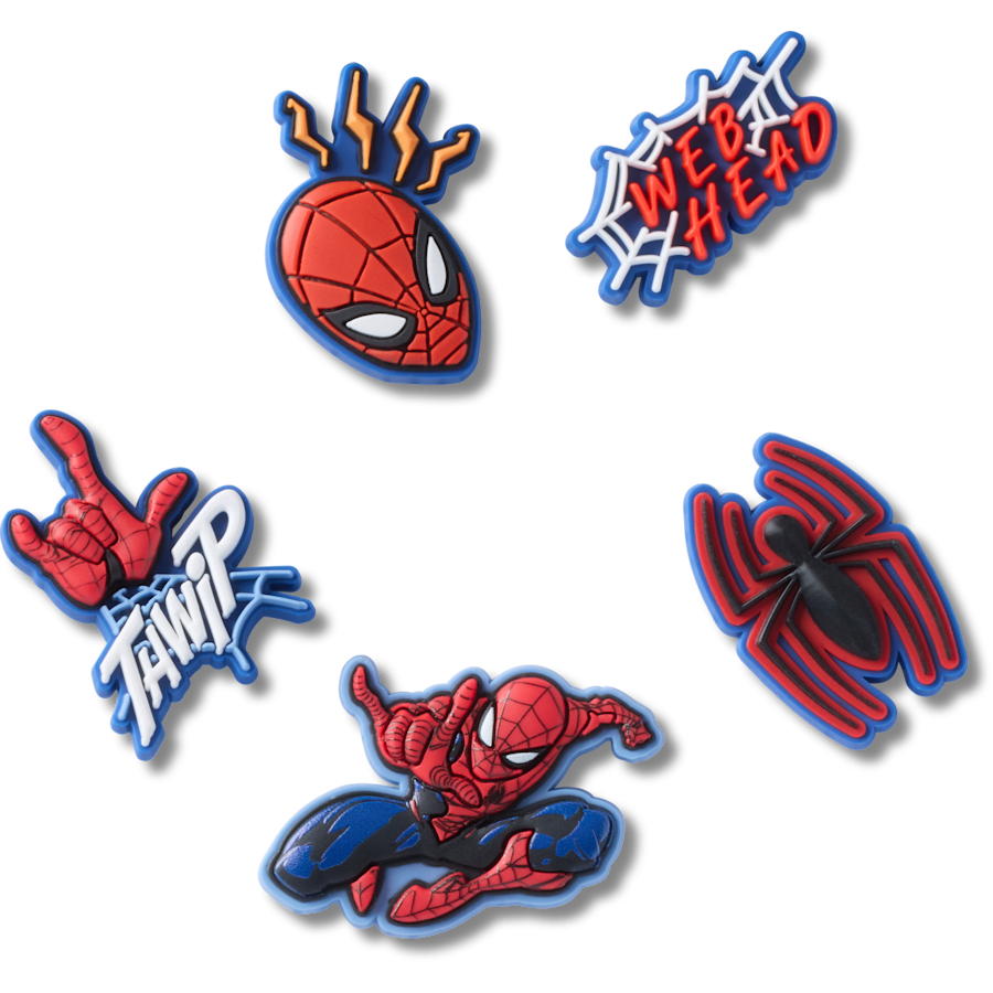 Crocs - Spiderman 5 Pack Jibbitz™ charms