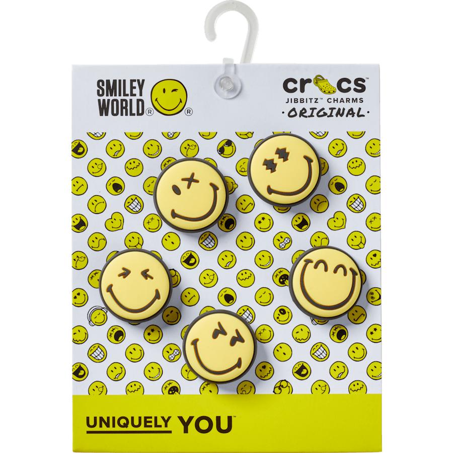 Crocs - Smileyworld 5Pck Jibbitz™ charms
