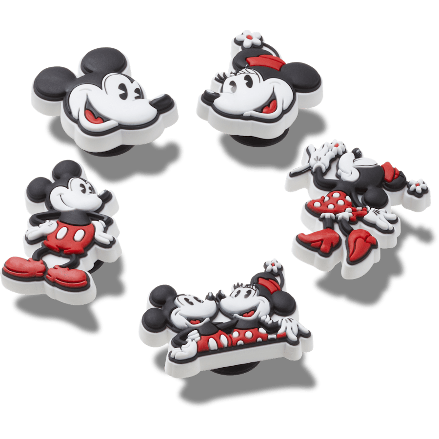 Crocs - Mickey and Minnie PVC 5 Pack Jibbitz™ charms