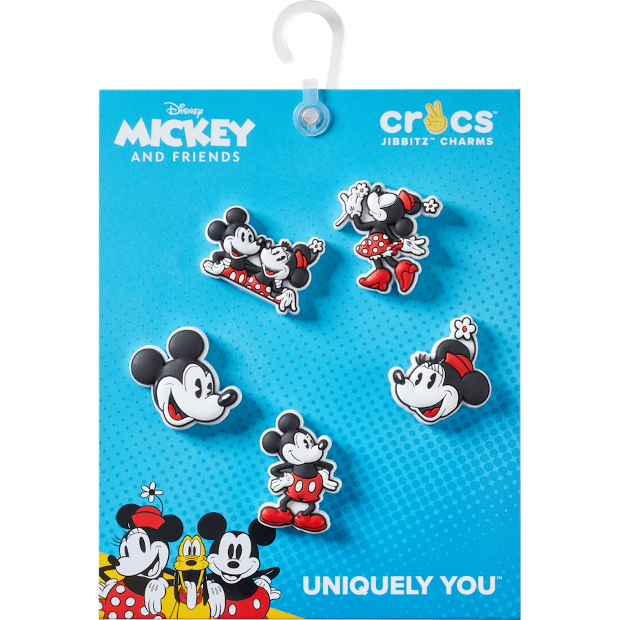 Crocs - Mickey and Minnie PVC 5 Pack Jibbitz™ charms