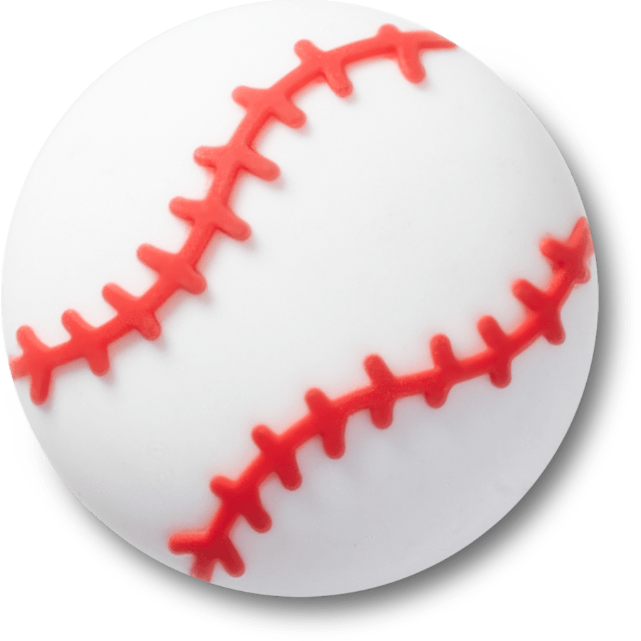 Crocs - Textured Baseball Jibbitz™ charms