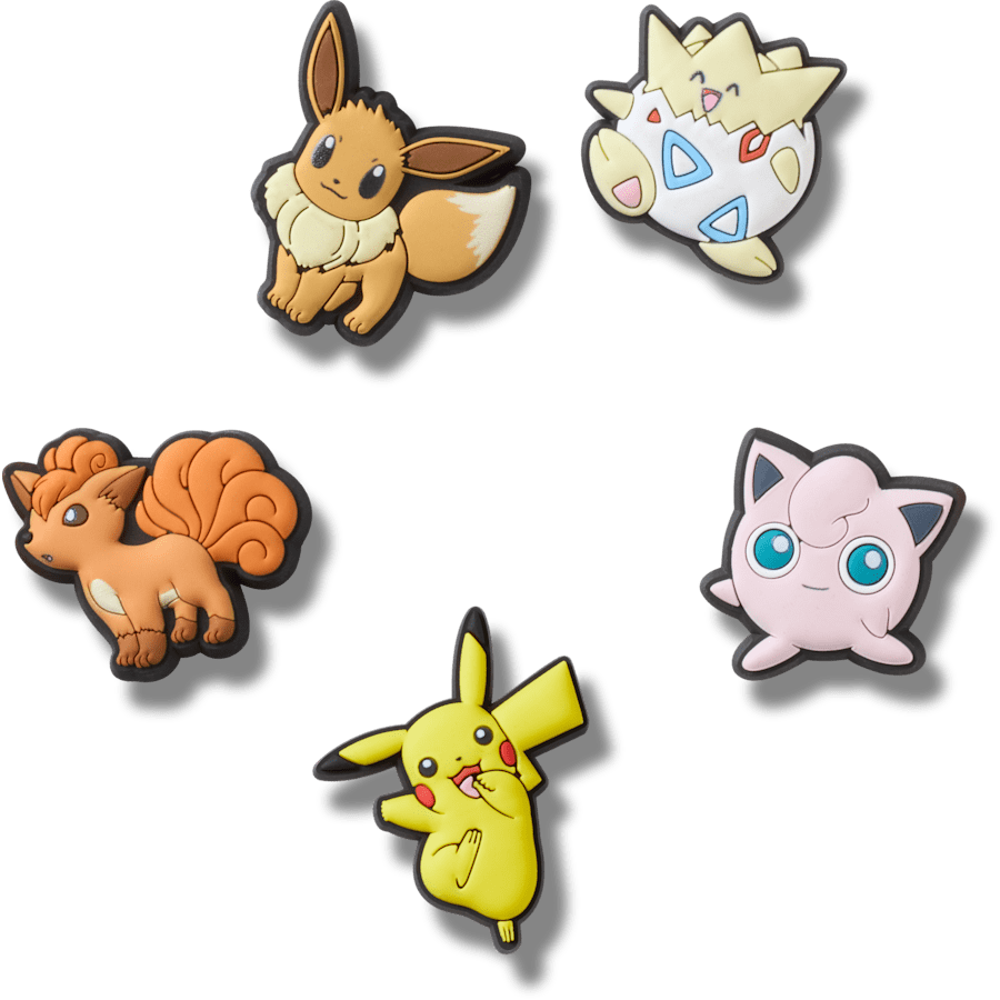 Crocs - Pokemon Character 5 Pck Jibbitz™ charms
