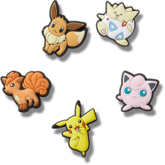 Crocs - Pokemon Character 5 Pck Jibbitz™ charms