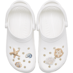 Crocs - Gold Seashell 5 Pack Jibbitz™ charms