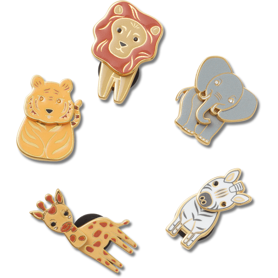 Crocs - Enamel Safari 5 Pack Jibbitz™ charms
