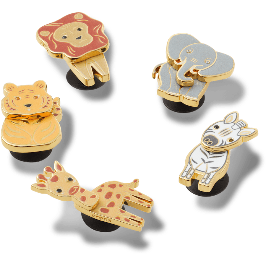 Crocs - Enamel Safari 5 Pack Jibbitz™ charms