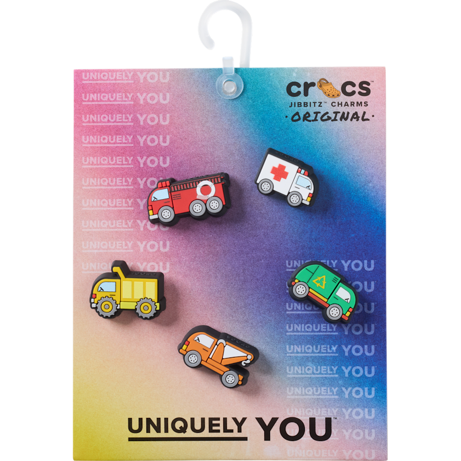 Crocs - Tiny Work Trucks 5 Pack Jibbitz™ charms