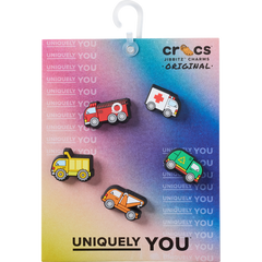 Crocs - Tiny Work Trucks 5 Pack Jibbitz™ charms