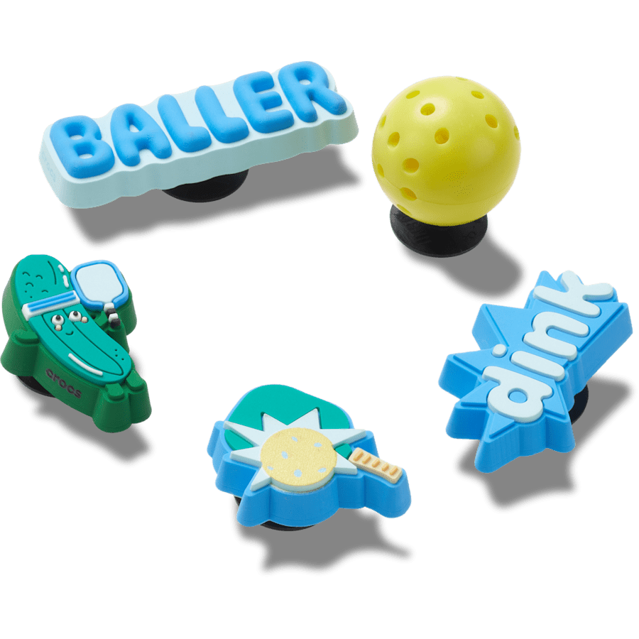 Crocs - Pickle Ball 5 Pack Jibbitz™ charms