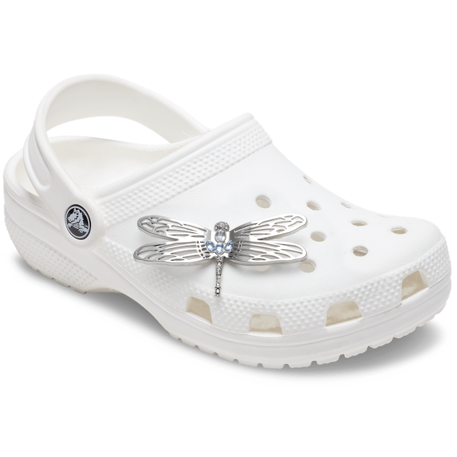 Crocs - Silver Dragonfly Jibbitz™ charms