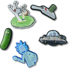 Crocs - Rick and Morty 5 Pack Jibbitz™ charms