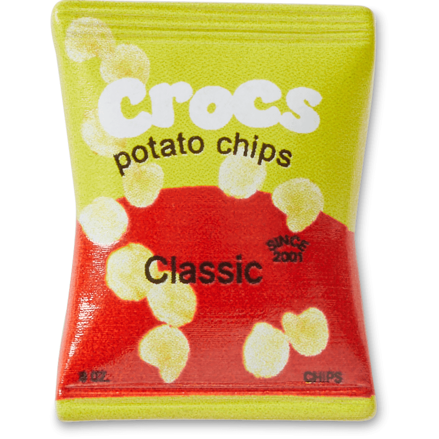 Crocs - Yellow Red Chip Bag Jibbitz™ charms