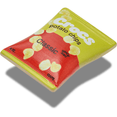 Crocs - Yellow Red Chip Bag Jibbitz™ charms