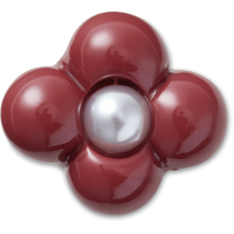 Crocs - Expressive Floral Maroon Jibbitz™ charms