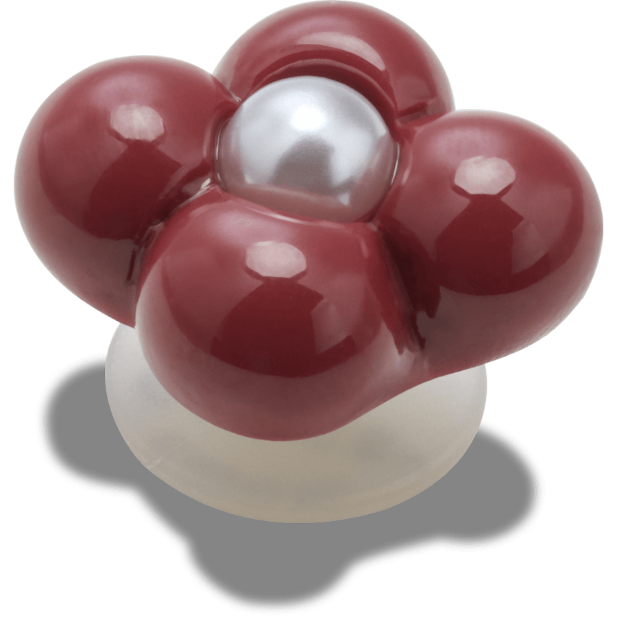 Crocs - Expressive Floral Maroon Jibbitz™ charms