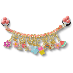 Crocs - Pink Adjustable Charm Chain Jibbitz™ charms