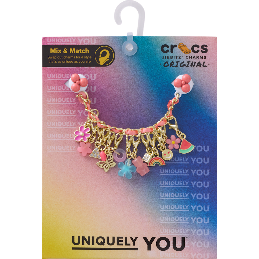 Crocs - Pink Adjustable Charm Chain Jibbitz™ charms
