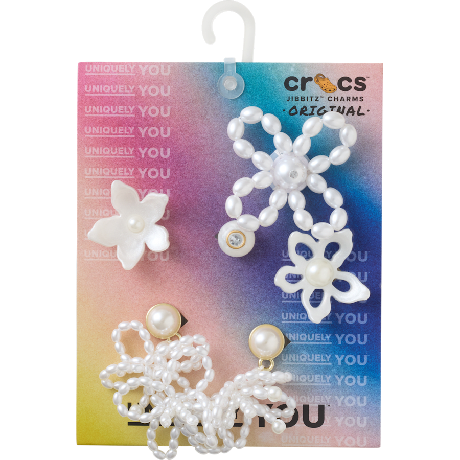 Crocs - White Pearl Beaded 5 Pack Jibbitz™ charms