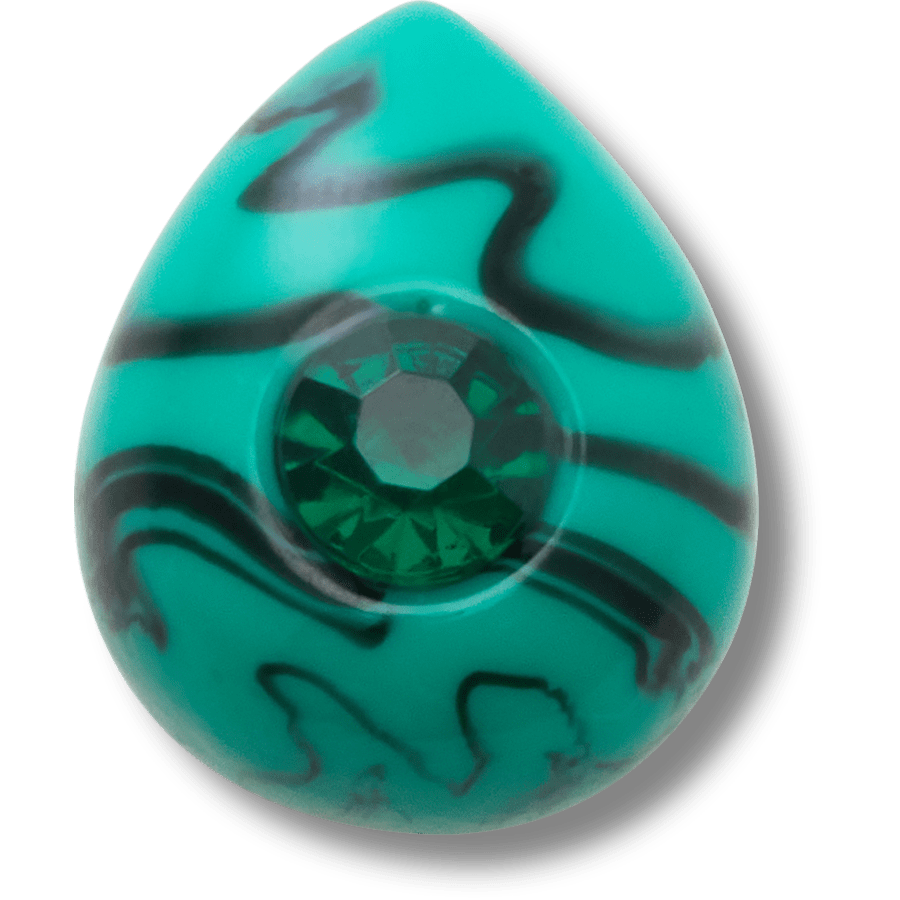 Crocs - Emerald May Birthstone Collection Jibbitz™ charms