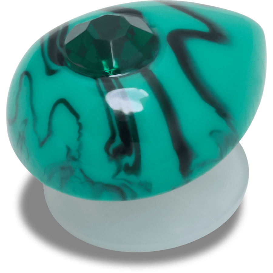 Crocs - Emerald May Birthstone Collection Jibbitz™ charms