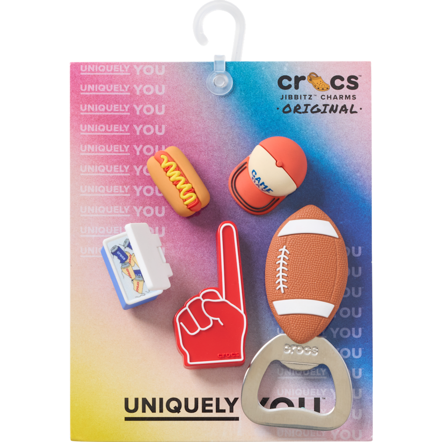 Crocs - Tailgate 5 Pack Jibbitz™ charms
