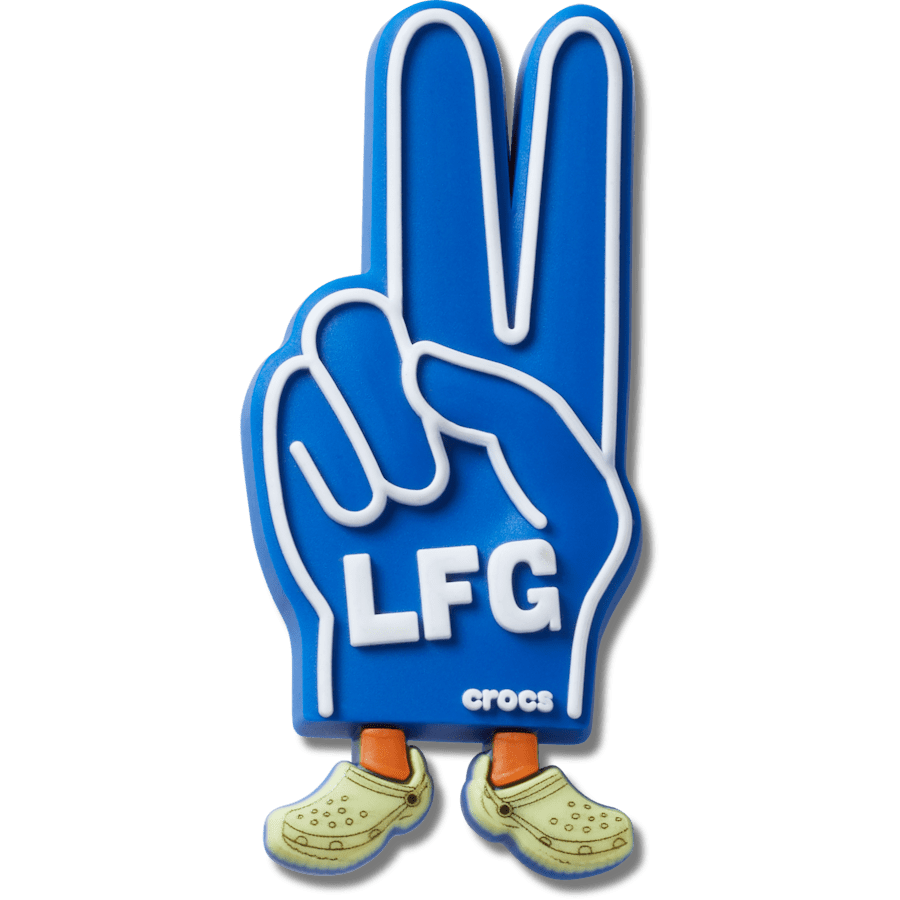Crocs - LFG Foam Peace Sign Jibbitz™ charms