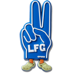 Crocs - LFG Foam Peace Sign Jibbitz™ charms