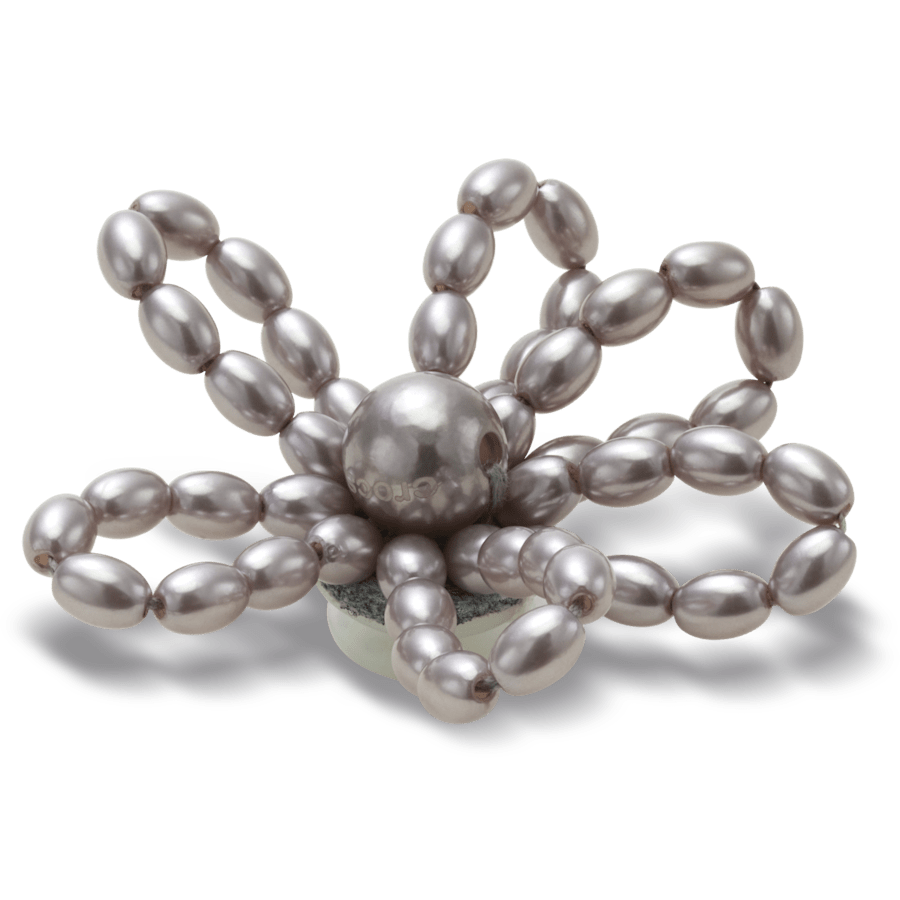 Crocs - Grey Pearl Beaded Daisy Jibbitz™ charms