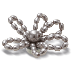 Crocs - Grey Pearl Beaded Daisy Jibbitz™ charms