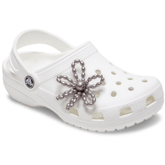 Crocs - Grey Pearl Beaded Daisy Jibbitz™ charms