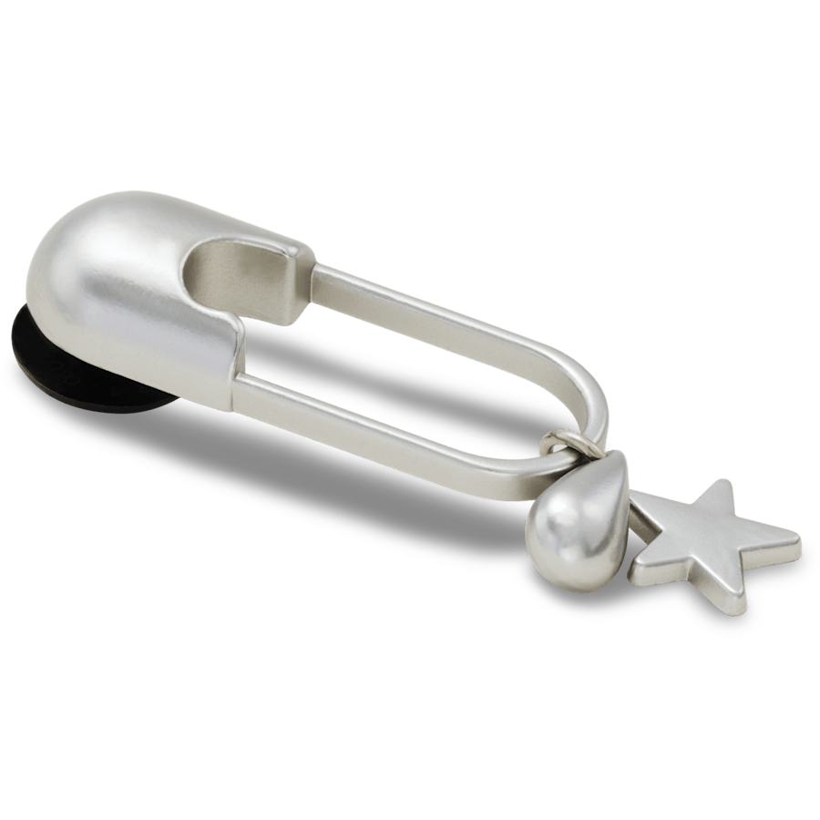 Crocs - Silver Meta Safety Pin Jibbitz™ charms