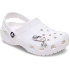 Crocs - Silver Meta Safety Pin Jibbitz™ charms