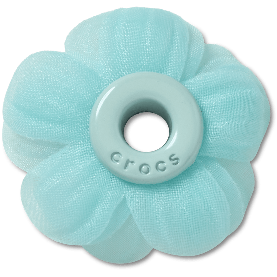 Crocs - Blue Chiffon Grommet Jibbitz™ charms