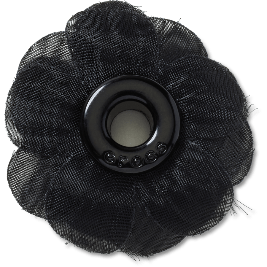 Crocs - Black Chiffon Grommet Jibbitz™ charms