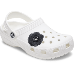 Crocs - Black Chiffon Grommet Jibbitz™ charms